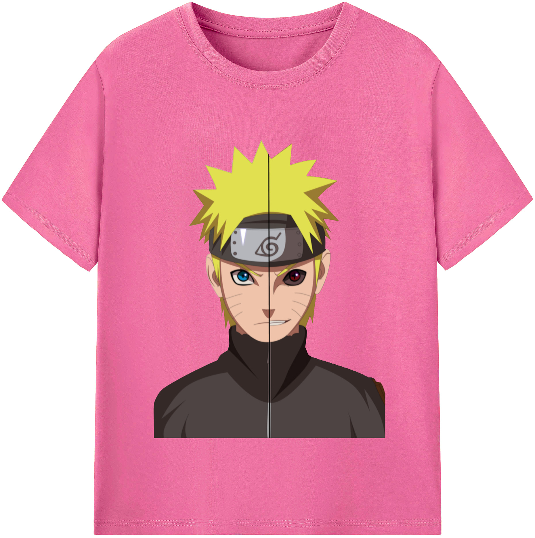 （画像用） NARUTO -ナルト- うずまき ナルト Uzumaki Naruto レディースカジュアルプリントTシャツ（綿100％）